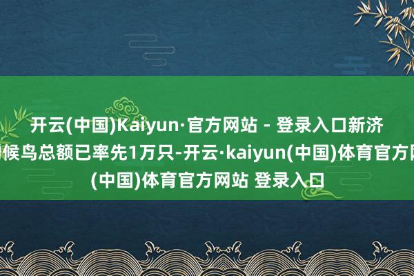 开云(中国)Kaiyun·官方网站 - 登录入口新济洲湿地公园的候鸟总额已率先1万只-开云·kaiyun(中国)体育官方网站 登录入口