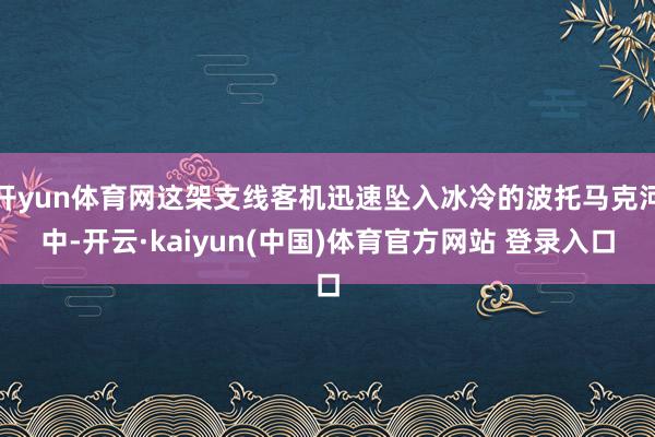 开yun体育网这架支线客机迅速坠入冰冷的波托马克河中-开云·kaiyun(中国)体育官方网站 登录入口